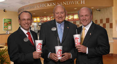 Cathy family at Chick-fil-A