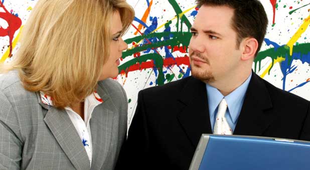 woman in office