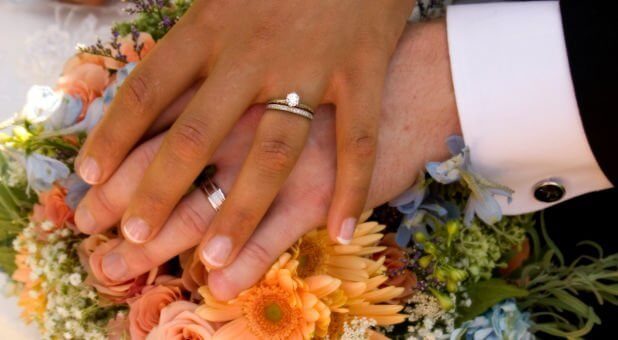 wedded hands