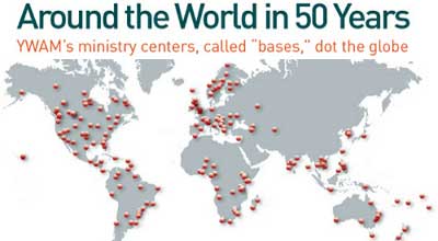 YWAM Around the world in 50 Years