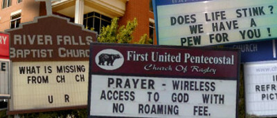 Church signs