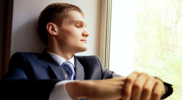 thinking businessman