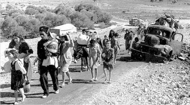 Palestinian refugees in 1948