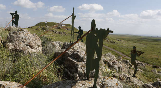 Golan Heights area