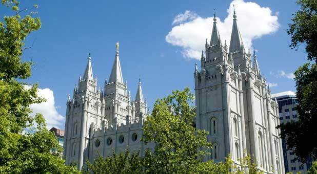 Mormon Temple in Salt Lake City