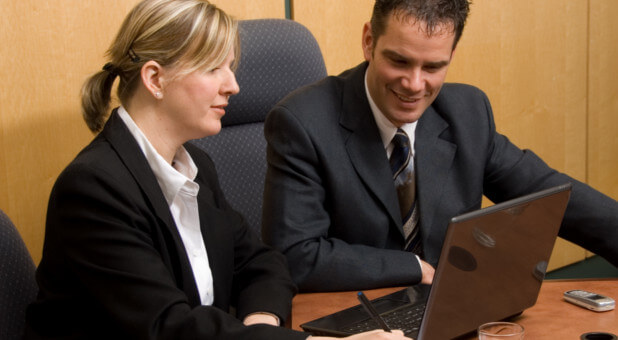 woman in meeting