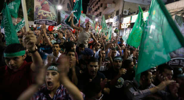 Hamas supporters