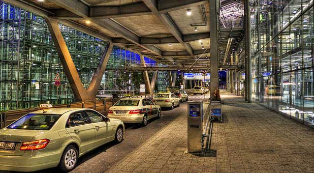 cars at airport