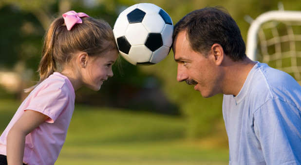 dad and daughter