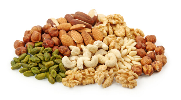 Nuts, seeds and whole grains