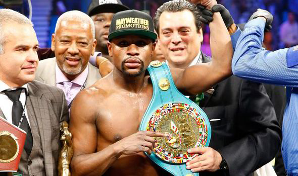 Boxer Floyd Mayweather Jr.