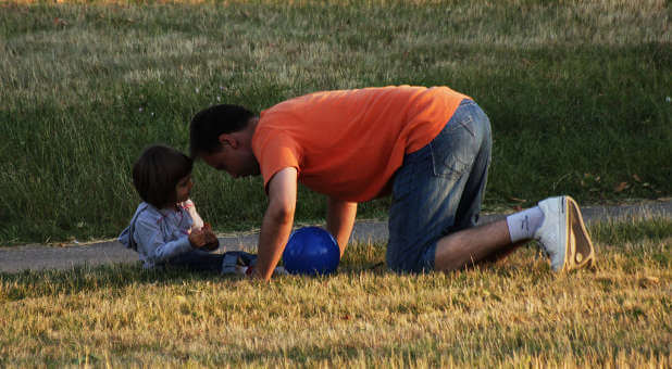 Father and daughter