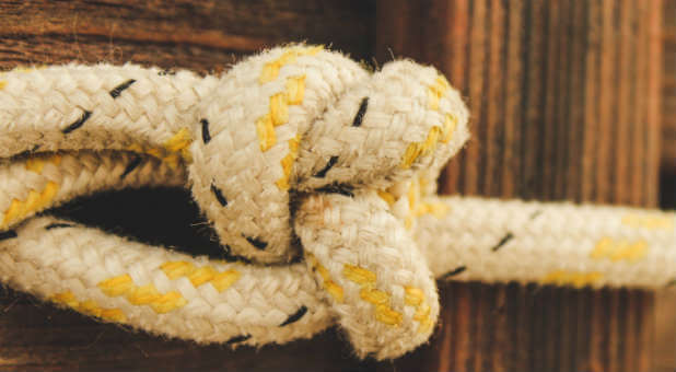 Jesus comes to untie the ropes that are holding you back.