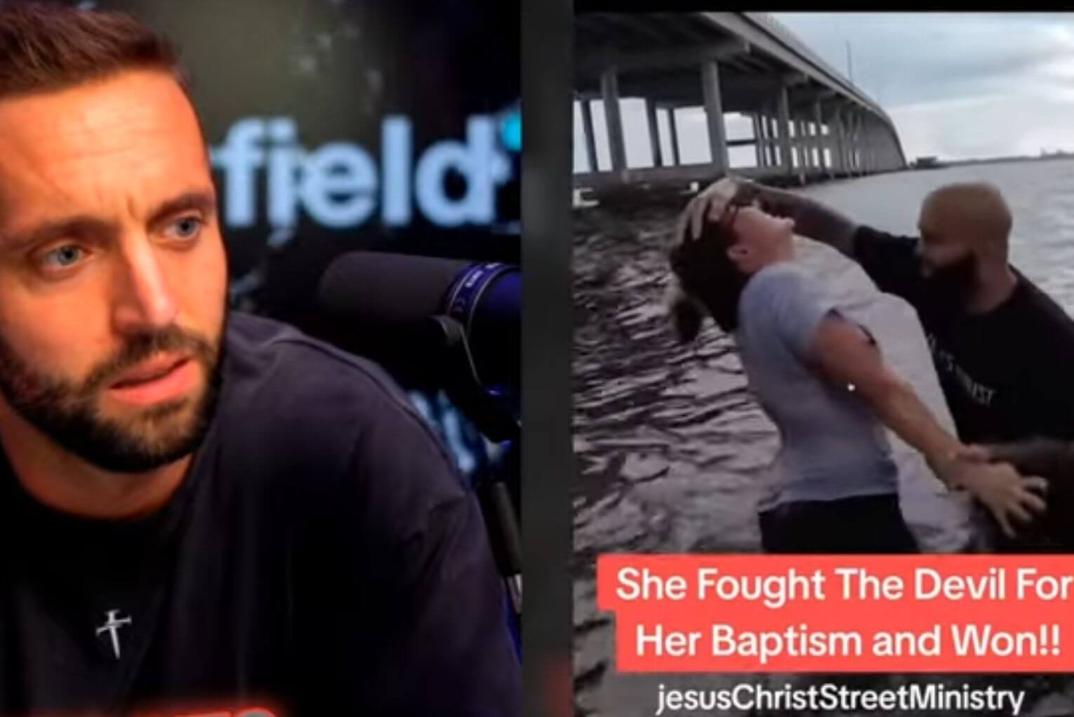 WATCH: Woman Manifests Demon During Baptism